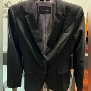 Banana Republic Black Blazer Size 4 #MC006
